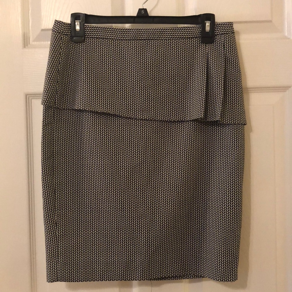 Peplum Pencil Skirt - Sz 4